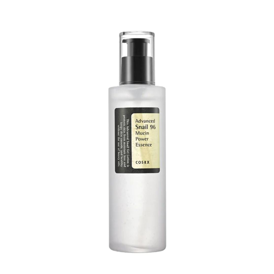 Advanced Snail 96 Mucin Power Essence COSRX esencia con 96% de mucina de caracol, ideal para todo tipo de piel.