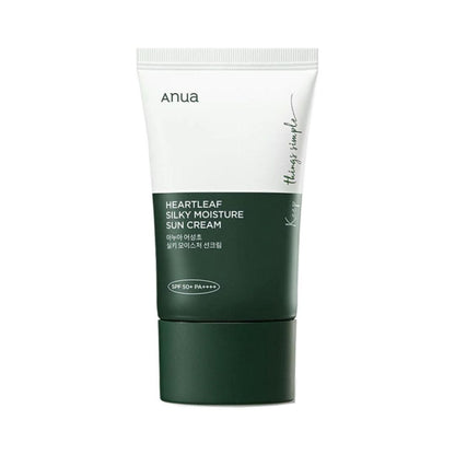 ANUA | Heartleaf Silky Moisture Sun Cream SPF 50+ PA++++