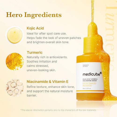 Medicube Kojic Acid Turmeric Niacinamide Serum