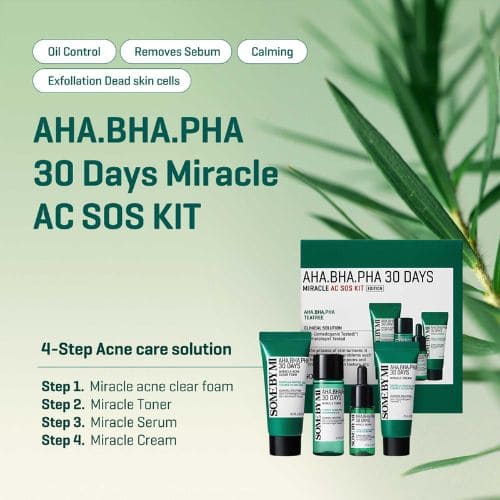 AHA-BHA-PHA 30 Days Miracle AC SOS KIT - SOME BY MI