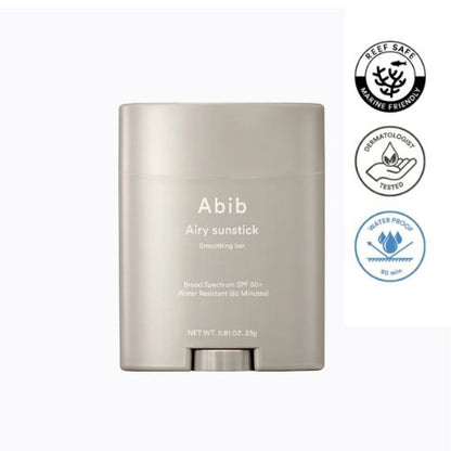 ABIB | Airy Sunstick Smoothing Bar SPF50+ PA++++